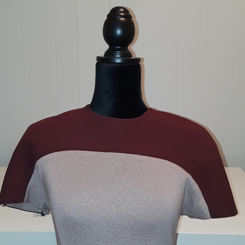 Pink & Burgundy Color Block